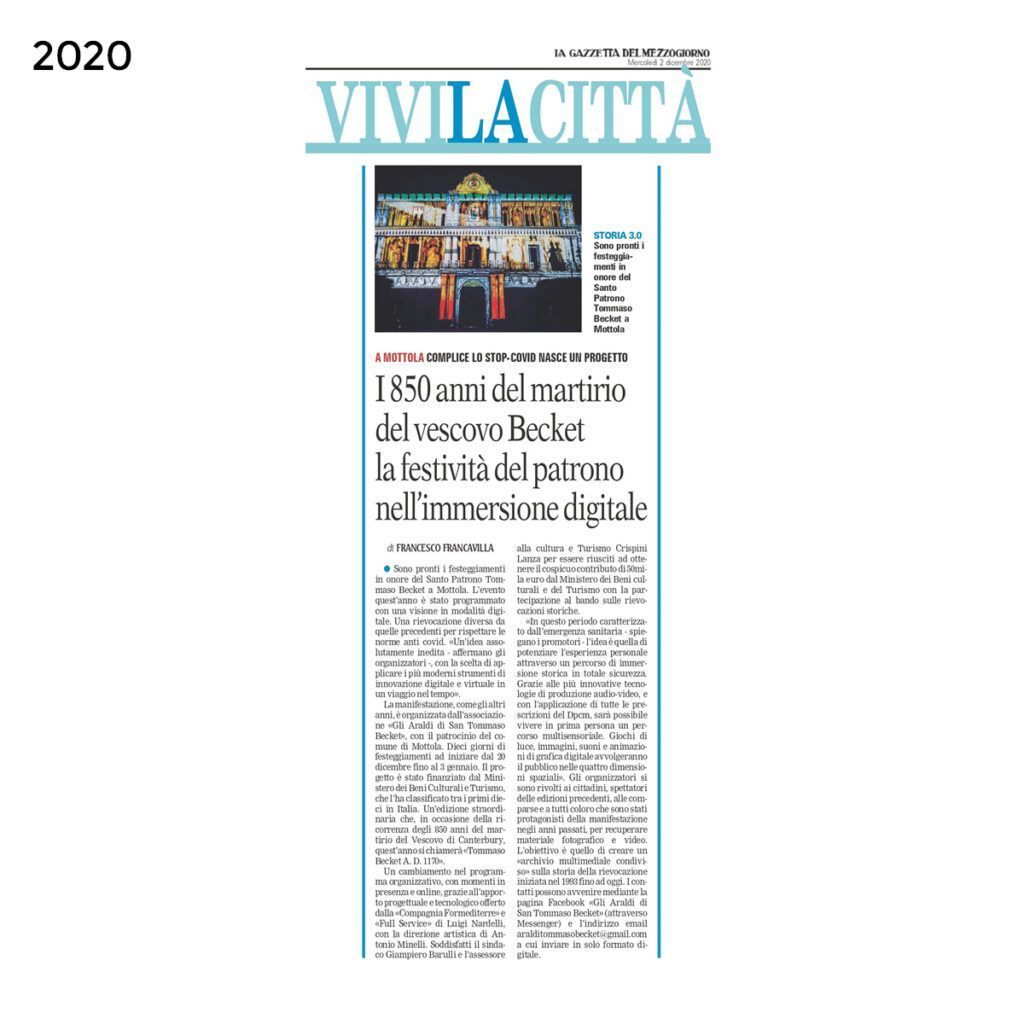 2020 ARTICOLI PER SITO16