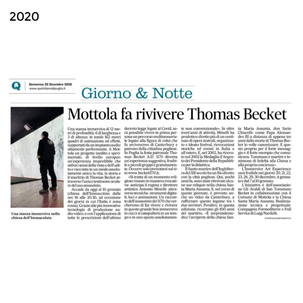 2020 ARTICOLI PER SITO21