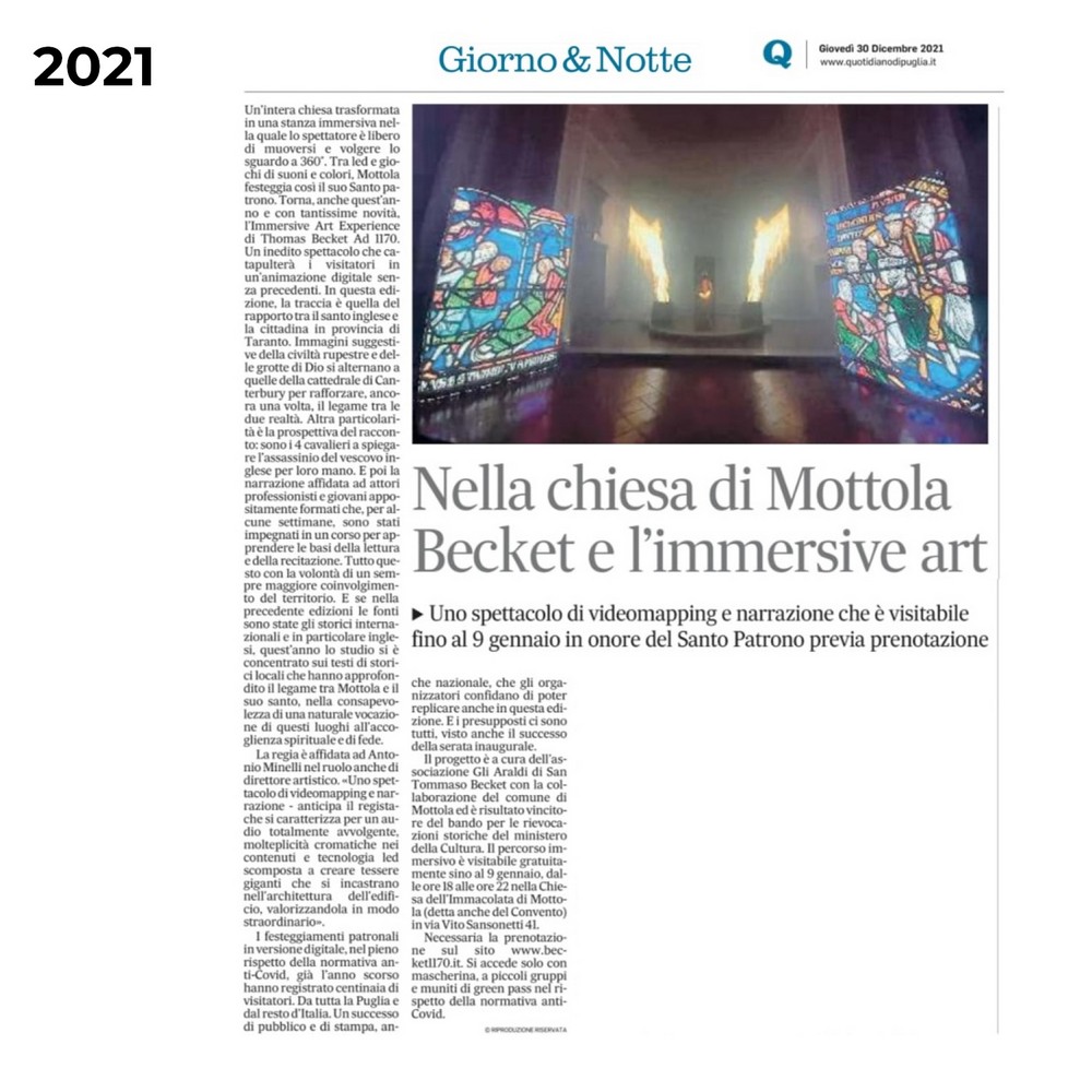 rassegna stampa 202113